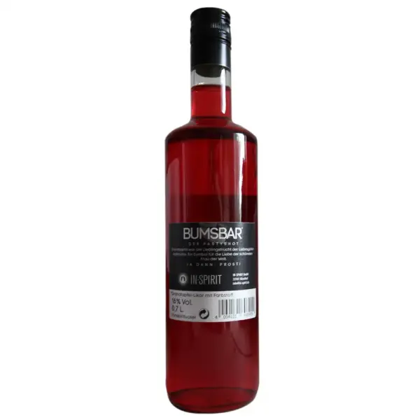 Bumsbar Granatapfel Likör 0,7 Liter und 16 % Vol. – Bild 2