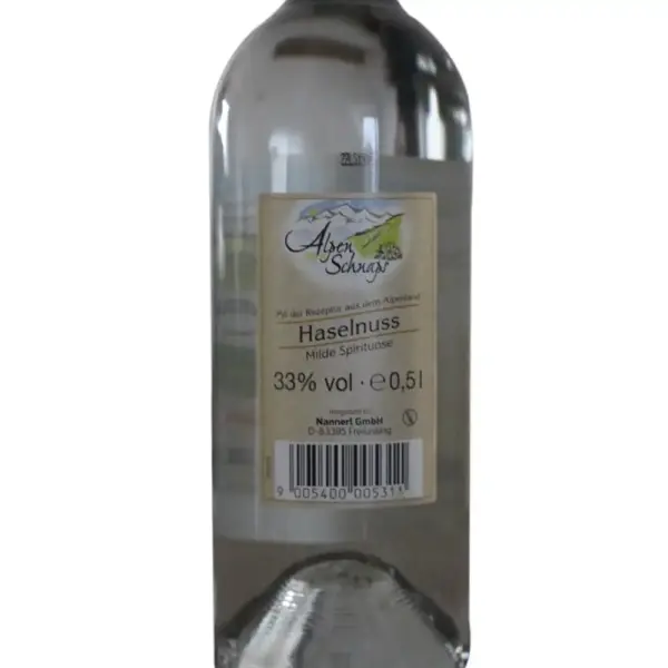 Alpenschnaps Steinbeisser Haselnuss 0,5 Liter und 35 % Vol. – Bild 2