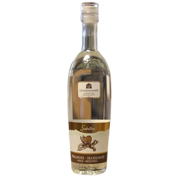 Unterthurner Walnuss Haselnuss 0,5 Liter und 39 % Vol.