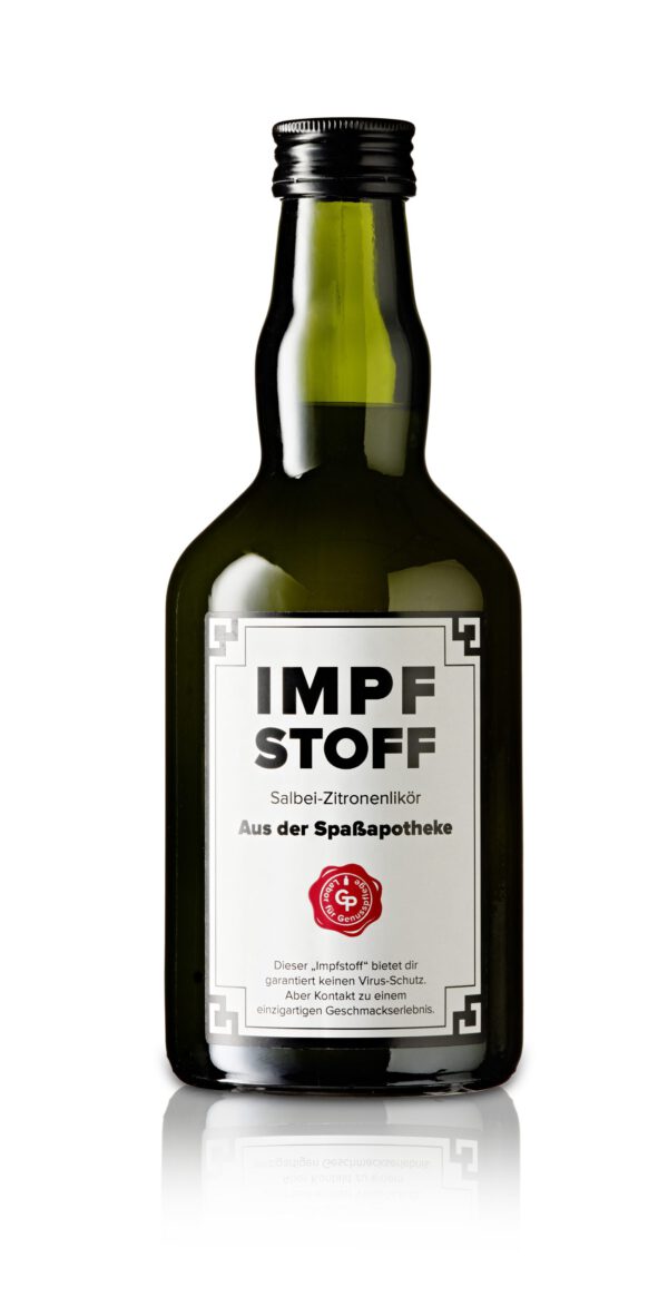 IMPFSTOFF Salbei Zitronenlikör 0,5 Liter und 17 % Vol.