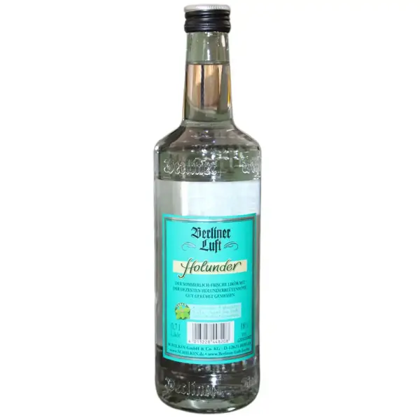 Berliner Luft Holunder 0,7 Liter Flaschen mit 18 % Vol. 8,75€ – Bild 2