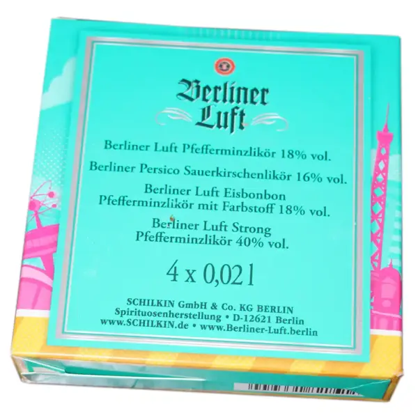 Berliner Luft Special Miniaturen Set ( 4 x 0,08 Liter und 23 % Vol.) 4,25€ – Bild 2