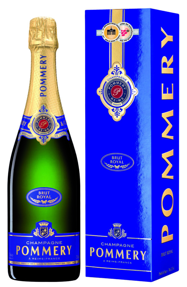 Pommery Brut Royal Geschenkverpackung mit 0,75 Liter und 12,5 % Vol.