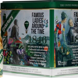 Underberg 12er Schmuckdose ( 12 Fläschchen a 0,02 Liter mit 44% Vol in einer Schmuckdose)