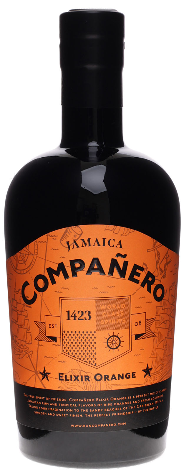 Compañero Ron Elixir Orange mit 0,7 Liter und 40 % Vol. – Bild 4