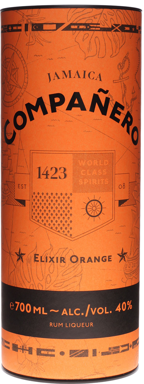 Compañero Ron Elixir Orange mit 0,7 Liter und 40 % Vol. – Bild 2